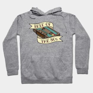 80s Retro Cassette Tape Graphic Hoodie